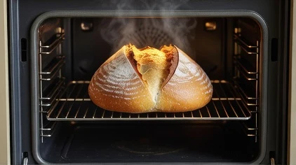 Ilustración editorial de Elegir horno doméstico para pan