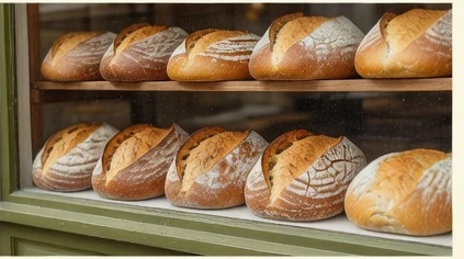 Ilustración editorial de Ramalhos: hornos de panadería